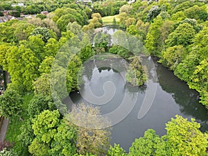 Aerial shot of Redhouse Park in Sandwell, UK photo