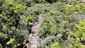 Aerial shot of rio negro at Conceicao dos gatos