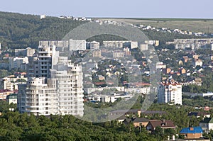 Aerial sight on Gelendzhik. Russia