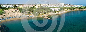 Aerial Sirena beach, Protaras, Cyprus photo