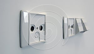 Aerial socket outlets