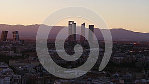 Aerial Spain Madrid June 2018 Sunset 90mm Zoom 4K Inspire 2 Prores