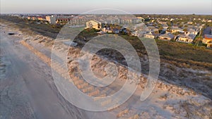 Aerial St Augustine beachfront resorts 3