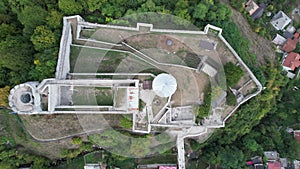 Aerial Stone Travnik Castle