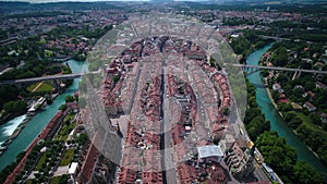 Aerial Switzerland Bern June 2018 Sunny Day 15mm Wide Angle 4K Inspire 2 Prores