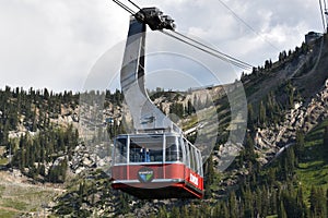 Aerial Tram at Snowbird Resort in Sandy, Utah