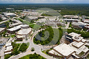 Aerial UCF campus Orlando FL