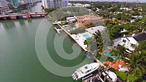 Aerial video Allison Island Miami Beach 3