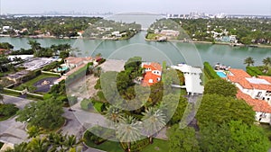 Aerial video Allison Island Miami Beach