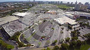 Aerial video Aventura Mall