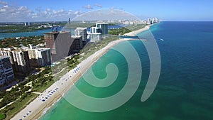 Aerial video Bal Harbour FL