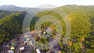 Aerial video Gatlinburg Tennessee