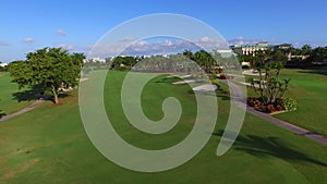 Aerial video golf course 2