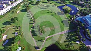 Aerial video golf course 8