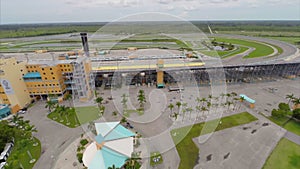Aerial video Homestead speedway