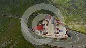 Aerial video over Transfagarasan road