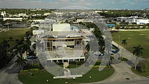 Aerial video Parker Playhouse Fort Lauderdale FL