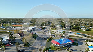 Aerial video Pine Island Center reopening after massive destruction from Hurricane Ian