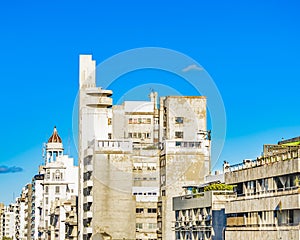 Aerial View 18 de Julio Street, Montevideo, Uruguay