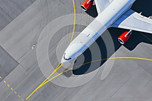 Aerial view of airport