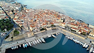 Aerial view, Alghero, Sardinia island, Italy