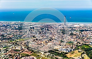 Aerial view of Algiers, the capital of Algeria