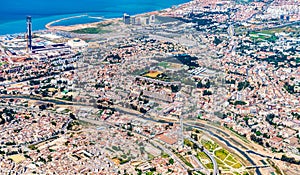Aerial view of Algiers, the capital of Algeria photo