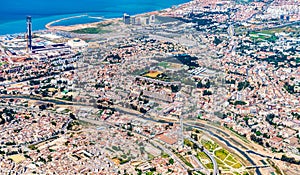 Aerial view of Algiers, the capital of Algeria