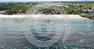 Aerial view Alona beach