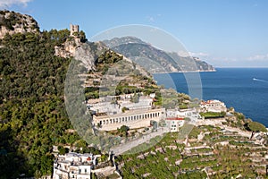 Aerial View - Amalfi Coast, Italy