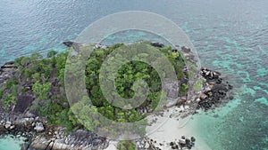 Aerial view of amazing Koh Kra island in Thailand