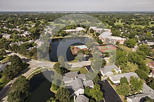 Aerial View of Ancient Tree in Northbrook, IL