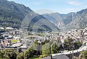 Aerial view of Andorra la Bella