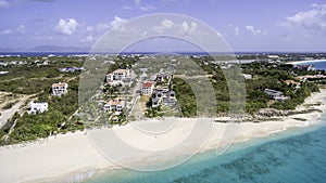 Aerial view of Anguilla Beach