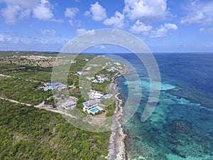 Aerial view of Anguilla Beaches