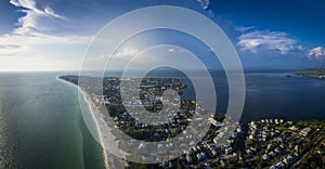 Aerial view of Anna Maria Island