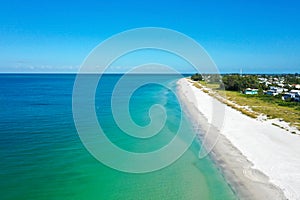 Aerial View of Anna Maria Island, Florida photo