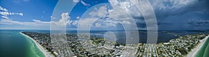 Aerial view of Anna Maria Island photo