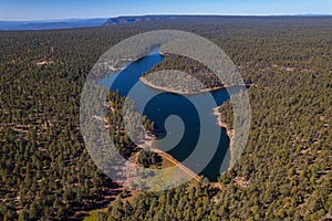 Aerial view of  Apache Sitgreaves National Forest