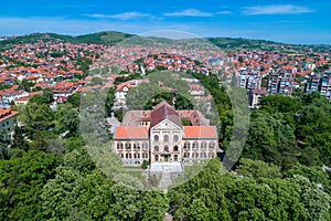 Aerial view of Arandjelovac, Sumadija, Central Serbia