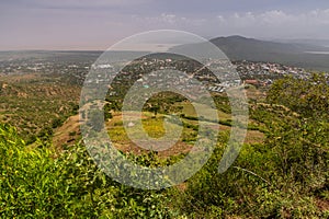 Aerial view of Arba Minch, Ethiop
