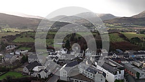 Aerial view of Ardara in County Donegal - Ireland