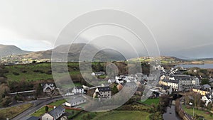 Aerial view of Ardara in County Donegal - Ireland