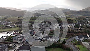 Aerial view of Ardara in County Donegal - Ireland