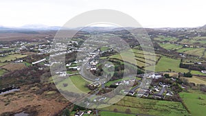 Aerial view of Ardara in County Donegal - Ireland