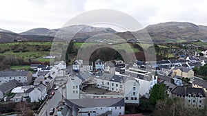 Aerial view of Ardara in County Donegal - Ireland