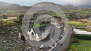 Aerial view of Ardara in County Donegal - Ireland