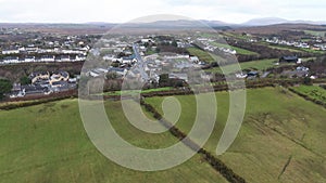 Aerial view of Ardara in County Donegal - Ireland