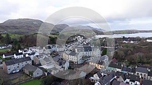 Aerial view of Ardara in County Donegal - Ireland