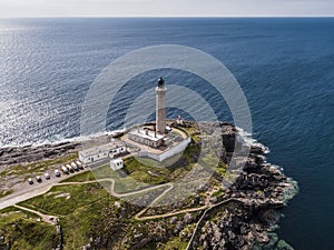Aerial view of Ardnamurchan Lighthouse photo